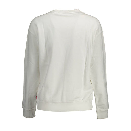 White Cotton Sweatshirt