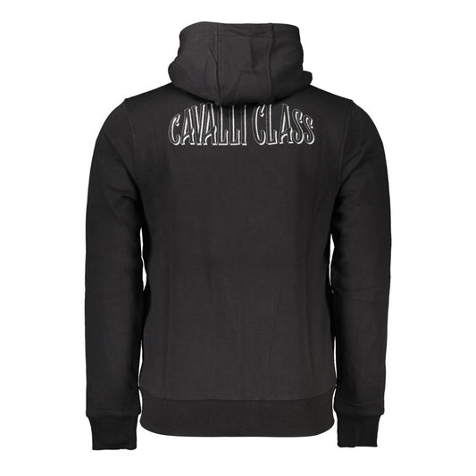 Black Cotton Sweatshirt