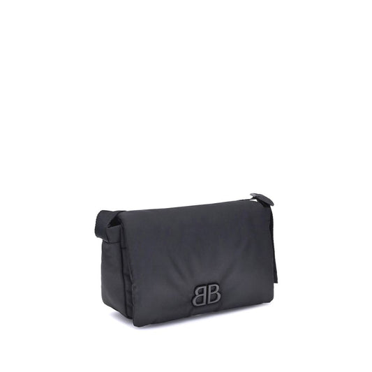 Black Polyamide Shoulder Bag