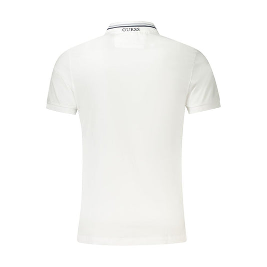 White Cotton Polo Shirt