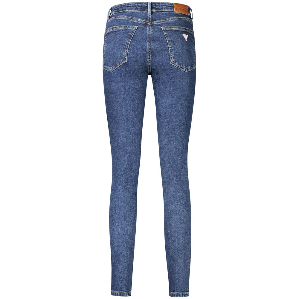 Blue Cotton Women Jeans