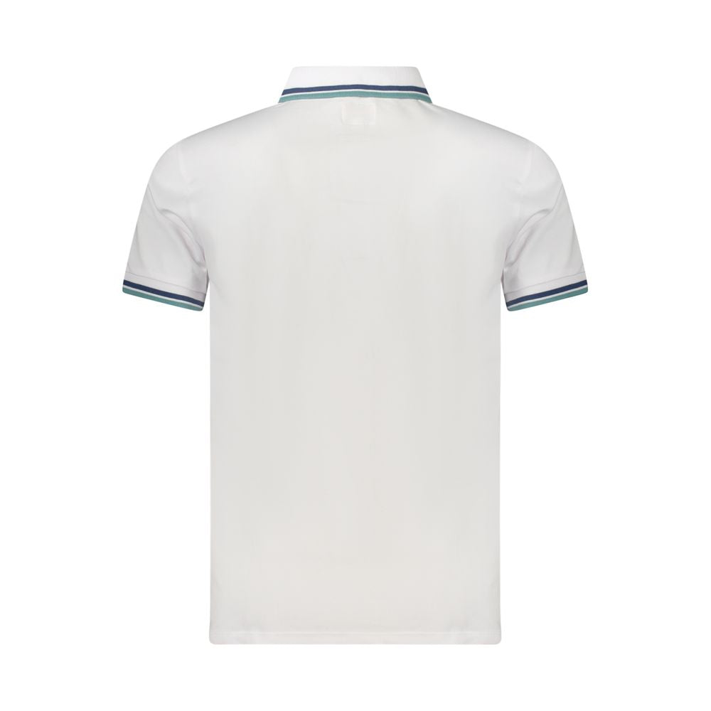 White Cotton Polo Shirt