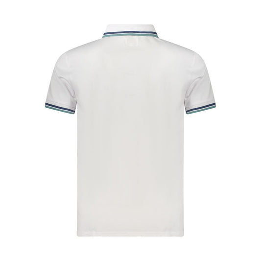 White Cotton Polo Shirt