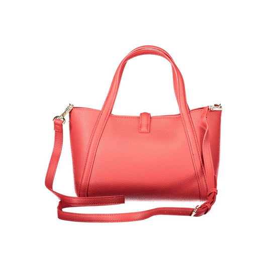 Red Polyethylene Women Handbag