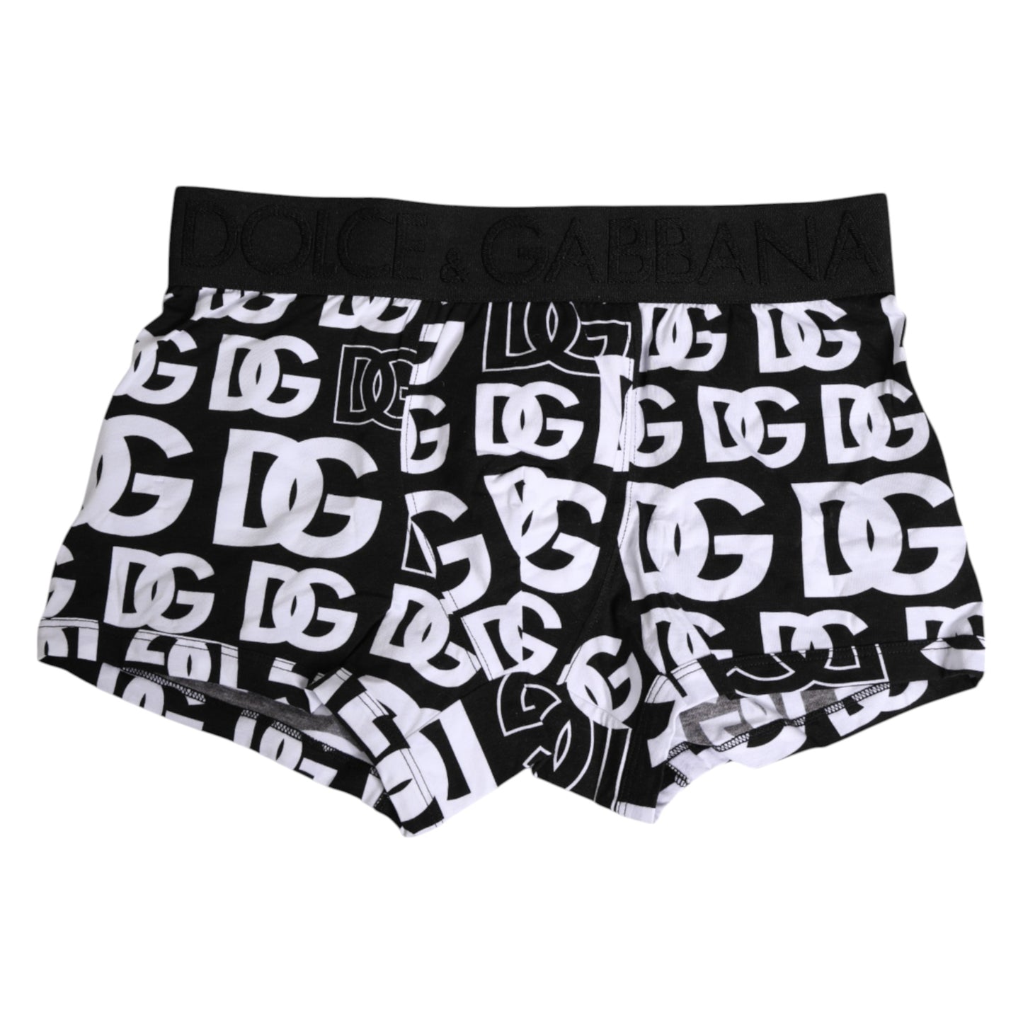 Black Cotton Logo Regular Men Boxer Underwear