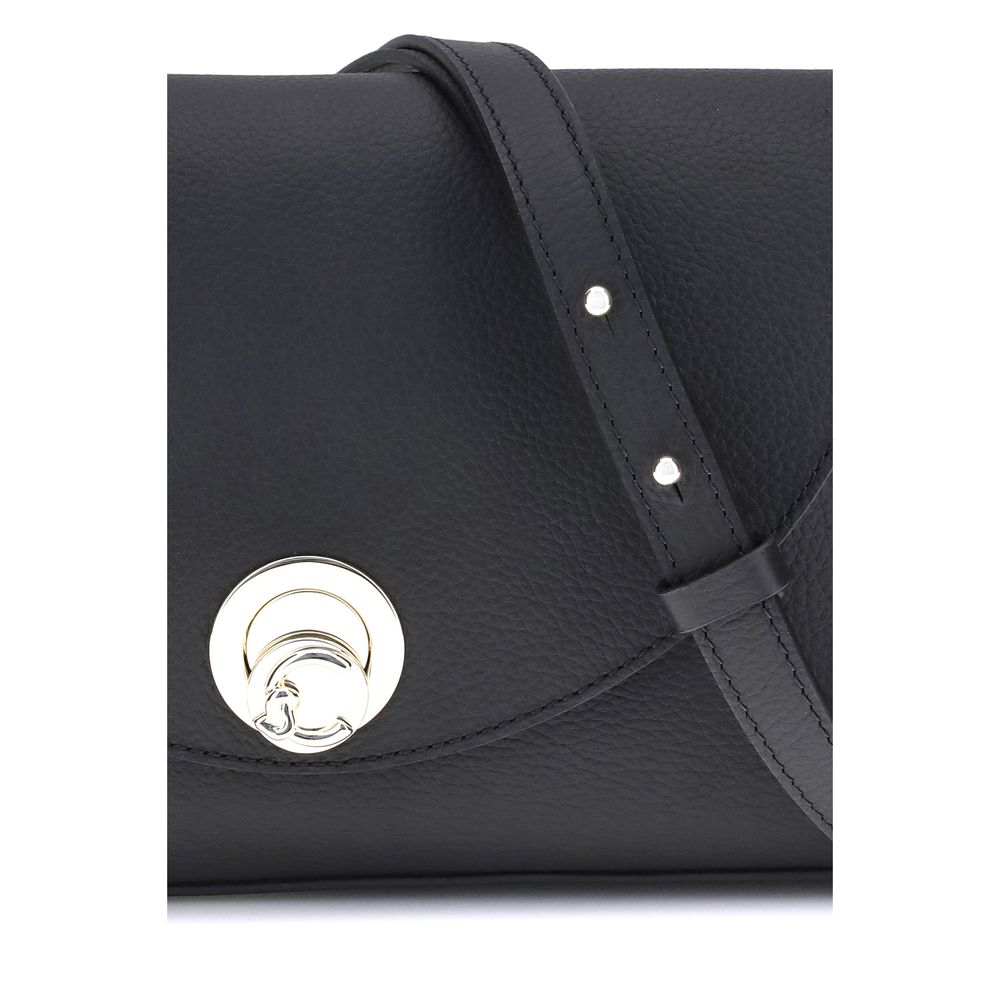 Black Calf Leather Bos Taurus Shoulder Bag