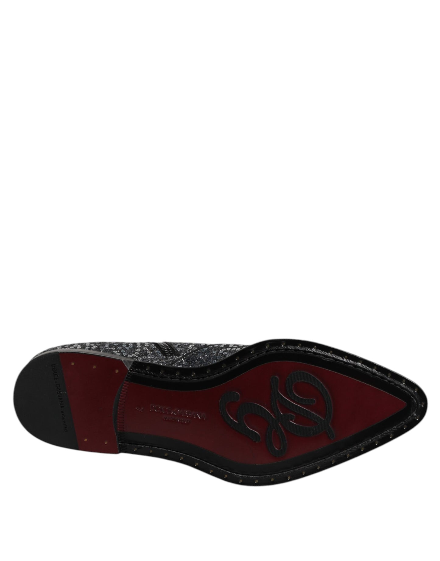 Dark Gray Cotton Sequined Chelsea Boots Shoes