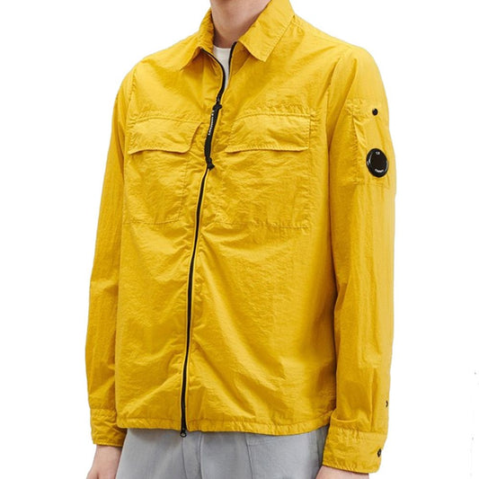 Yellow Polyamide Shell Jacket