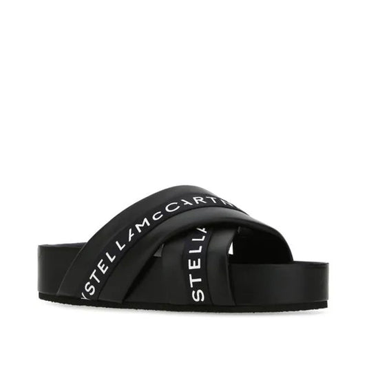 Black Polyethylene Slippers