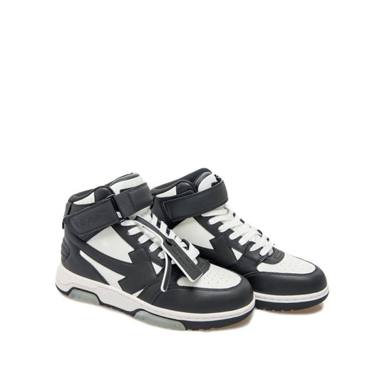 Black Calfskin Athletic Sneakers
