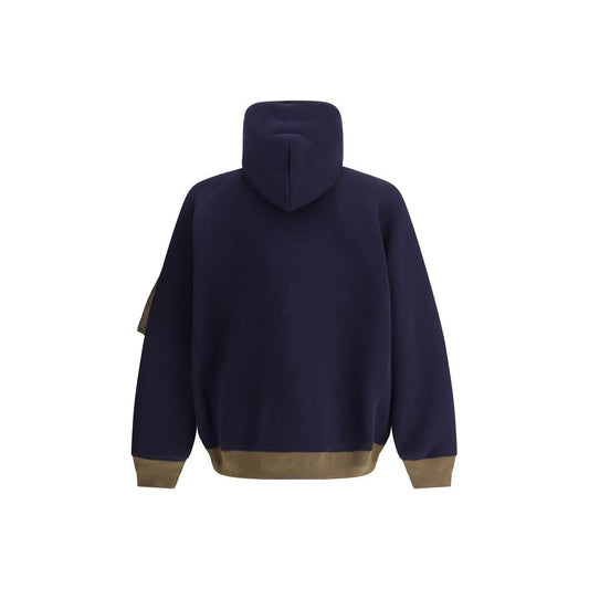 Blue Cotton Hoodie