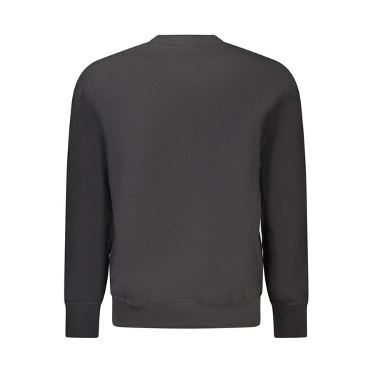 Black Cotton Sweatshirt