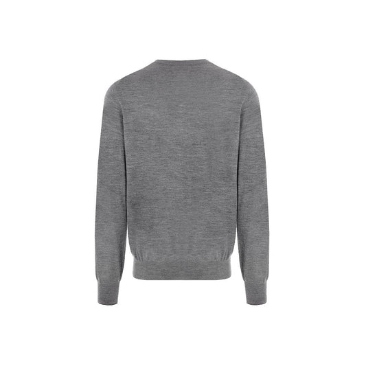 Gray Cashmere Men Sweater