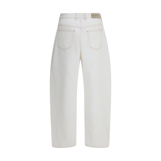 White Cotton Jeans Denim