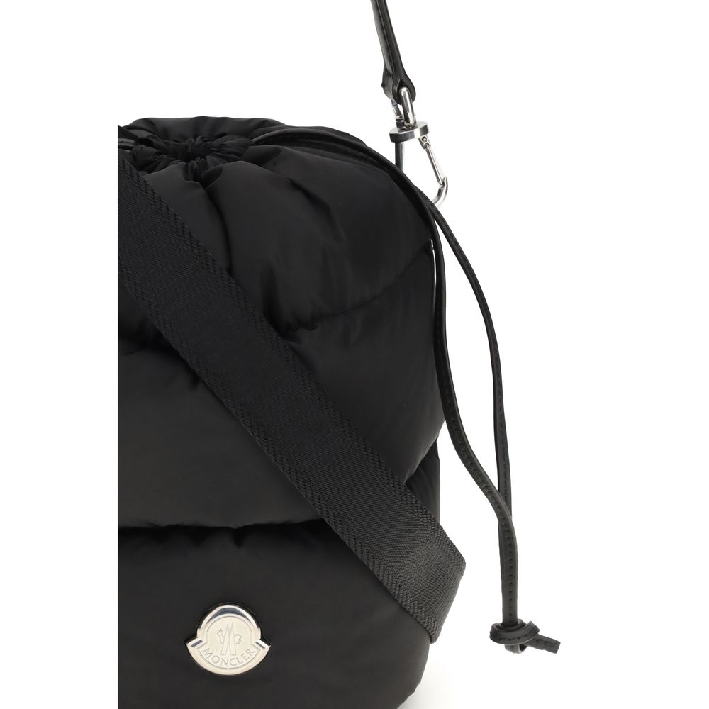 Black Polyester Backet Bag