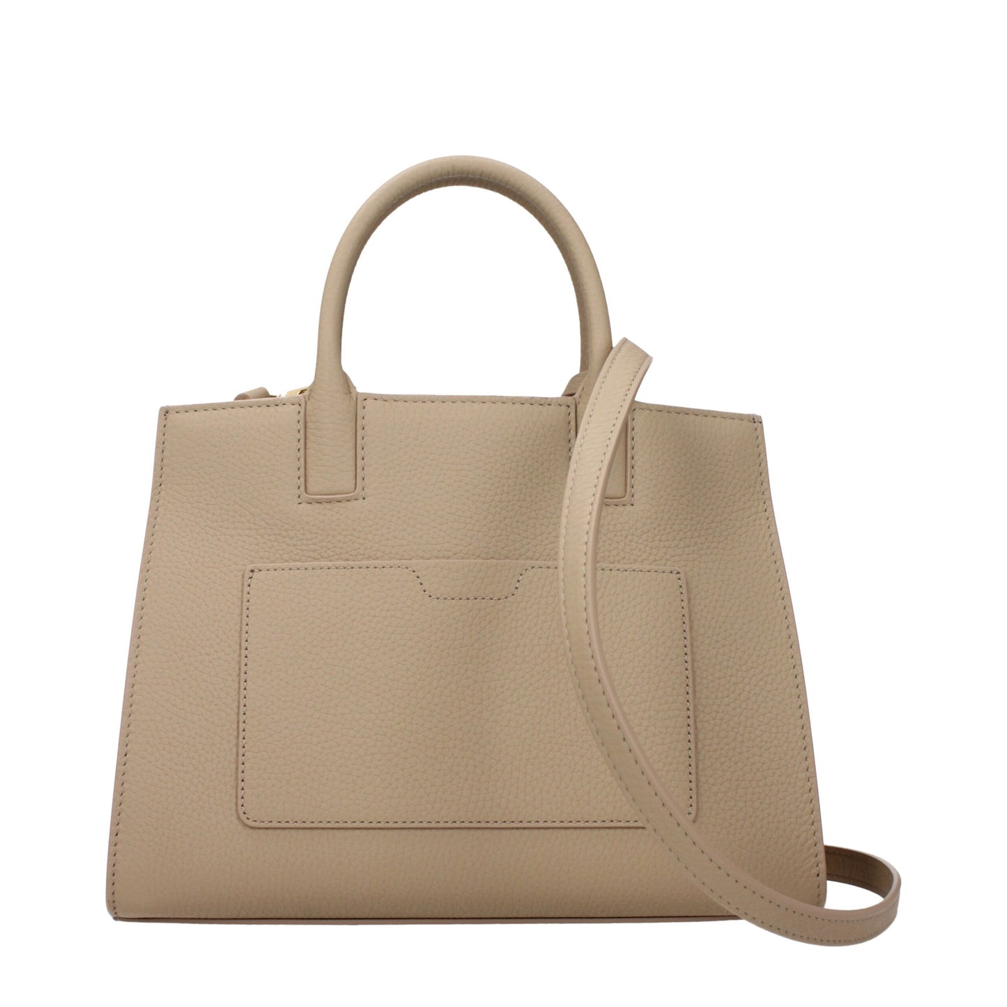 Beige Leather Handbags