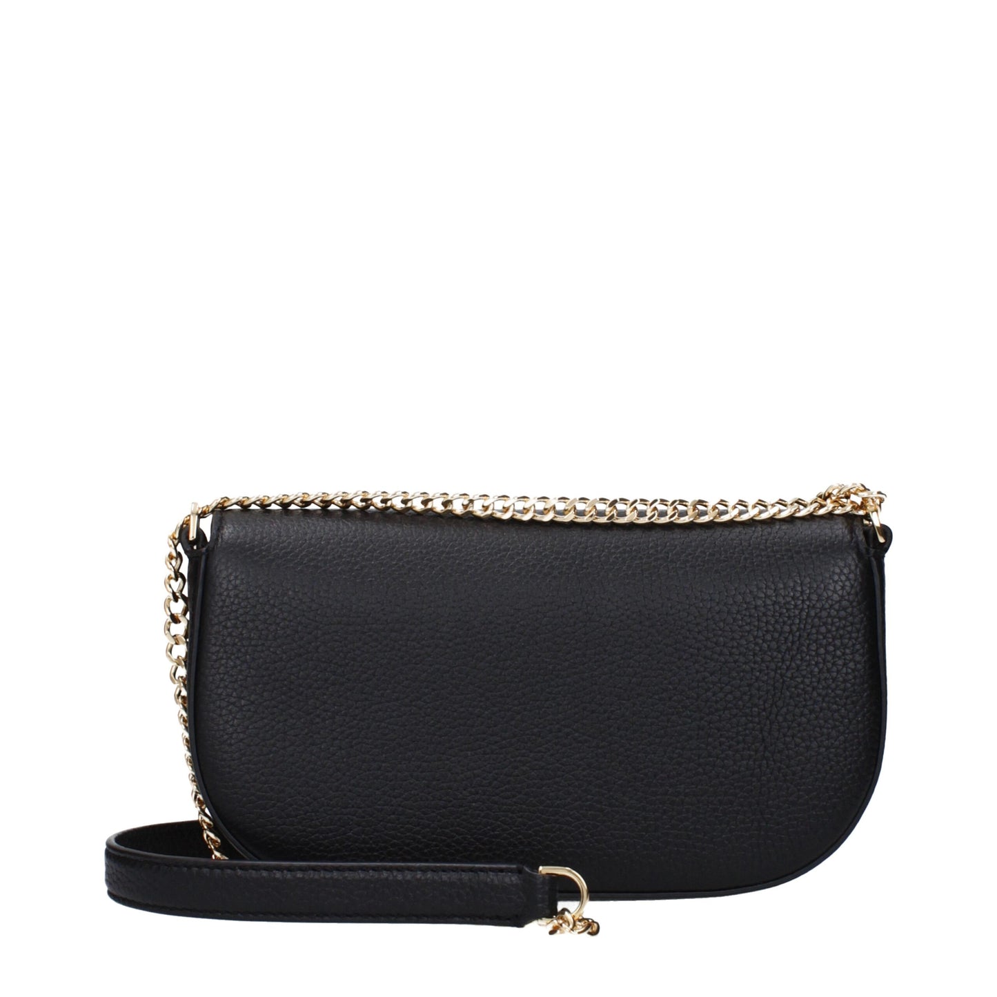 Black Leather Crossbody Bag