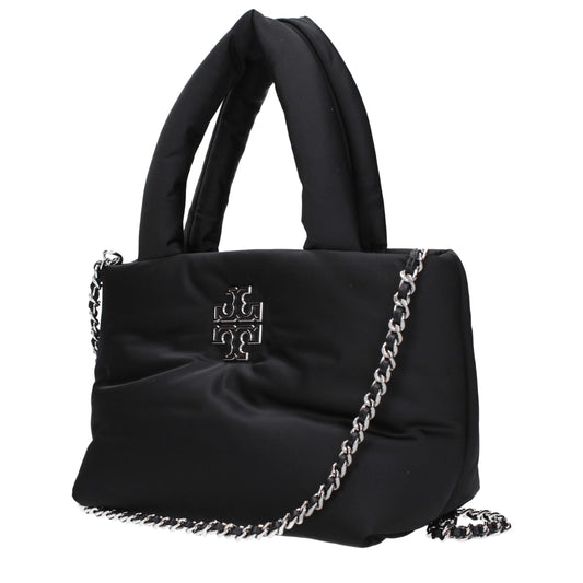 Black Fabric Handbag