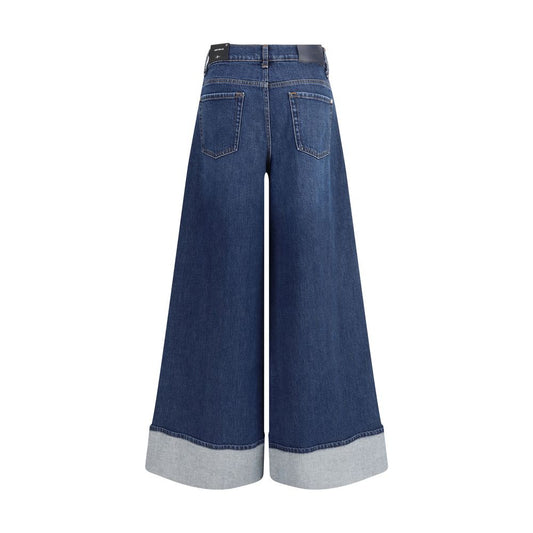 Blue Cotton Jeans Denim
