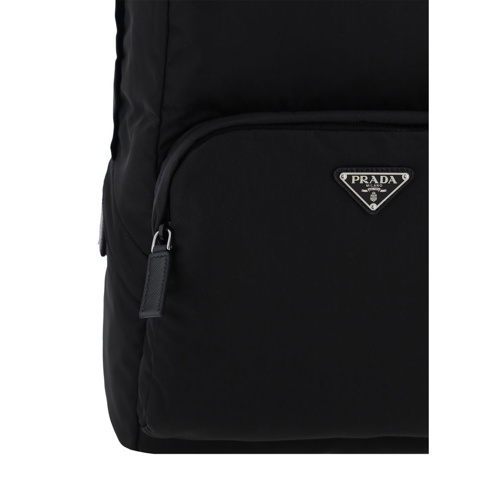 Black Nylon Backpack