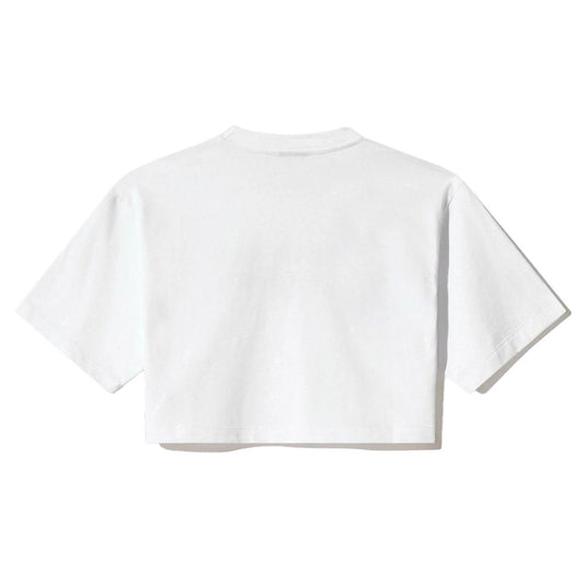 White Cotton Women T-Shirt