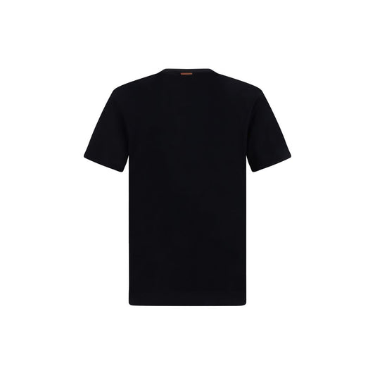 Black Cotton T-Shirt