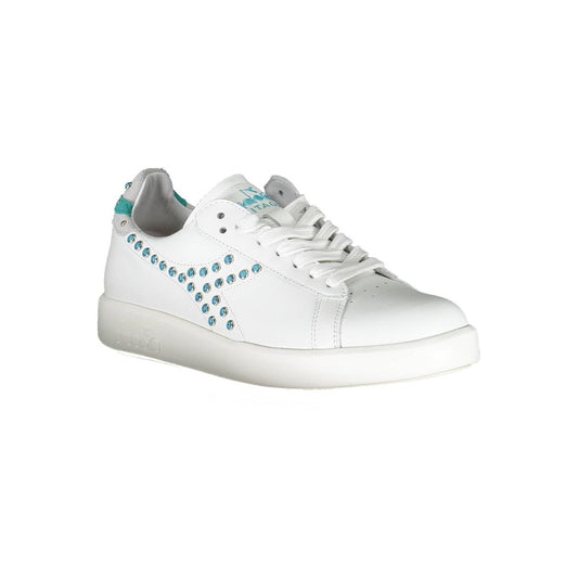 White Fabric Sneaker