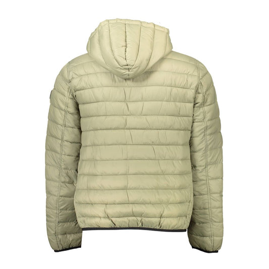 Green Nylon Jackets & Coat