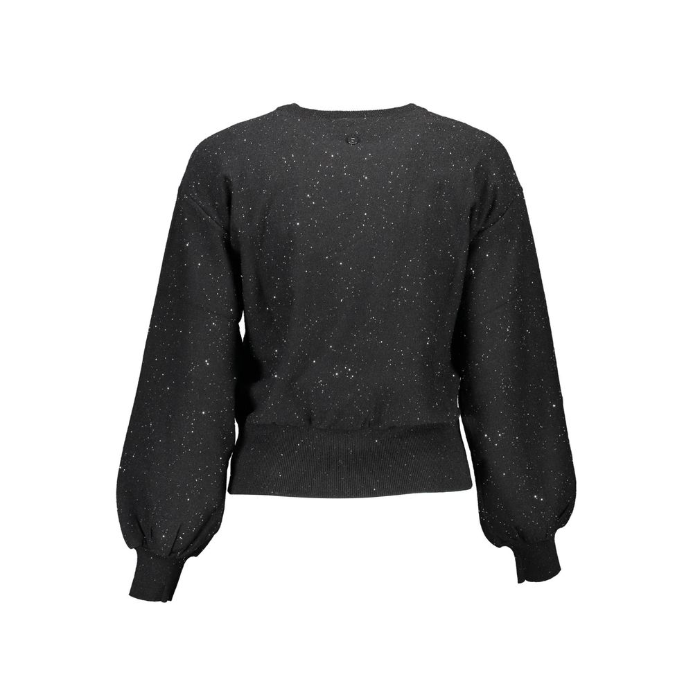 Black Polyester Sweater