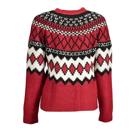 Red Polyester Sweater