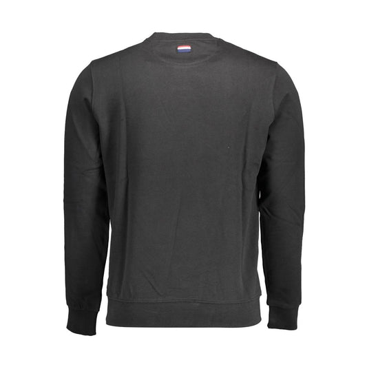 Black Cotton Sweatshirt