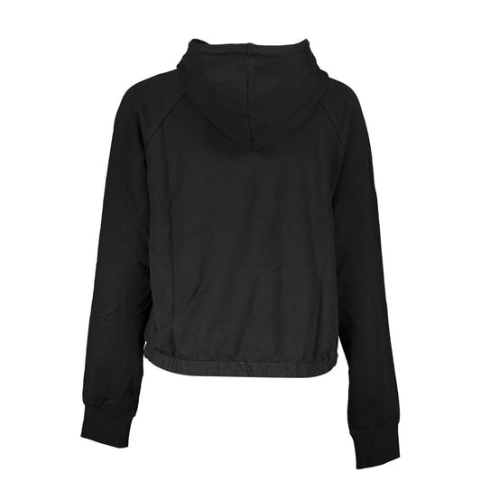 Black Cotton Sweatshirt