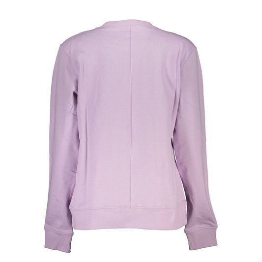 Purple Cotton Sweatshirt