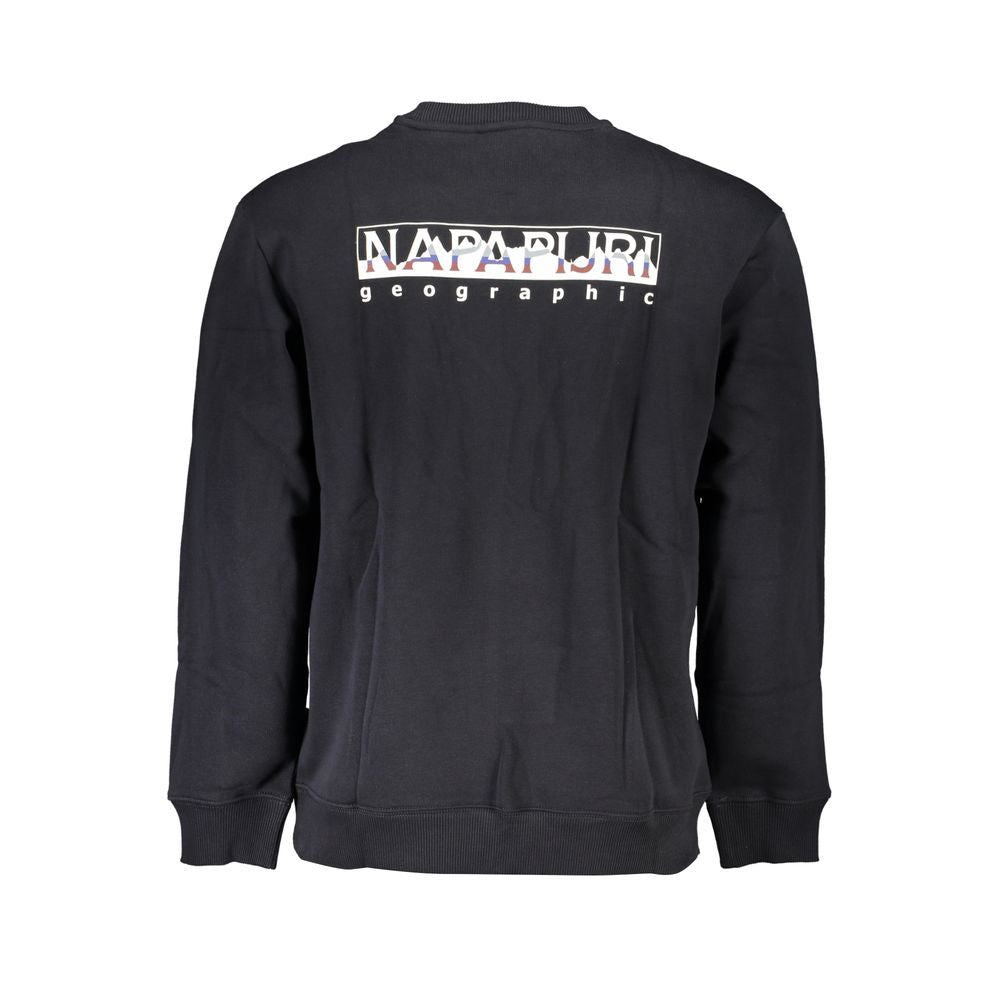 Black Cotton Sweatshirt