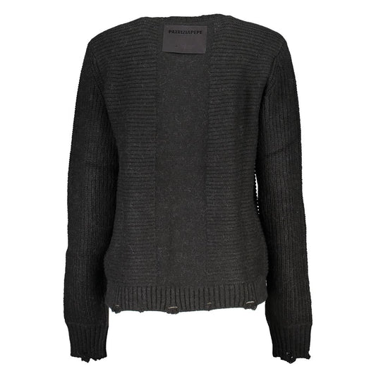 Black Fabric Sweater