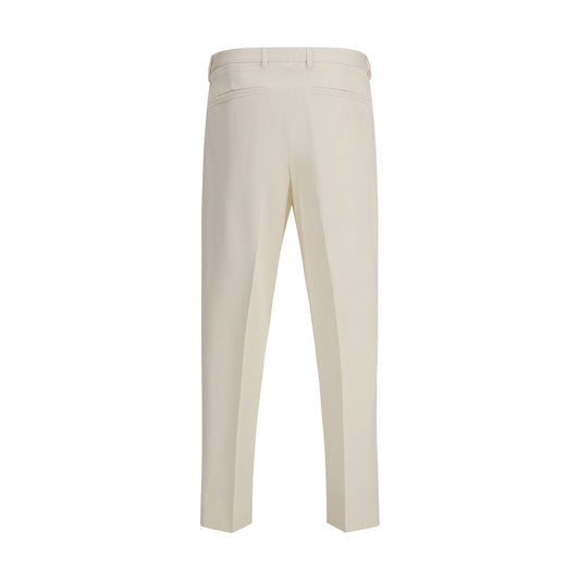White Cotton Dress Pants