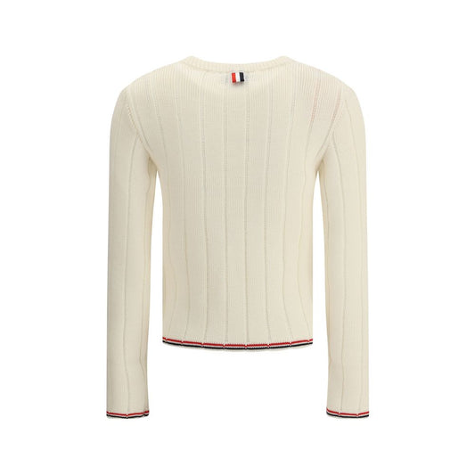 Cream Fleece Wool Sweatshirt