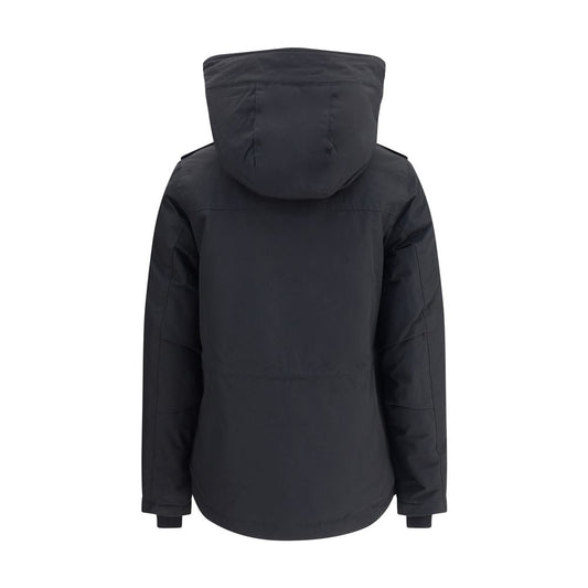 Black Cotton Shell Jacket