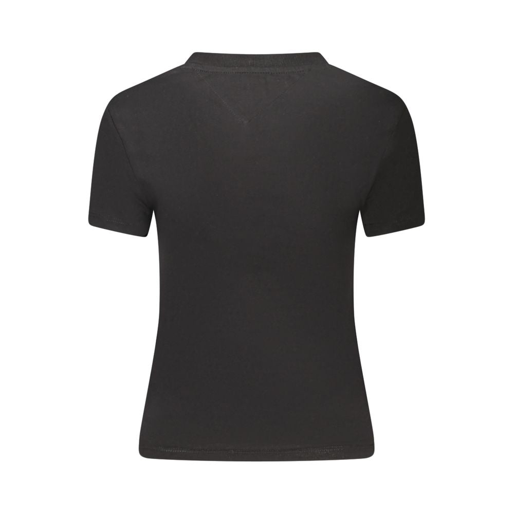 Black Cotton T-Shirt
