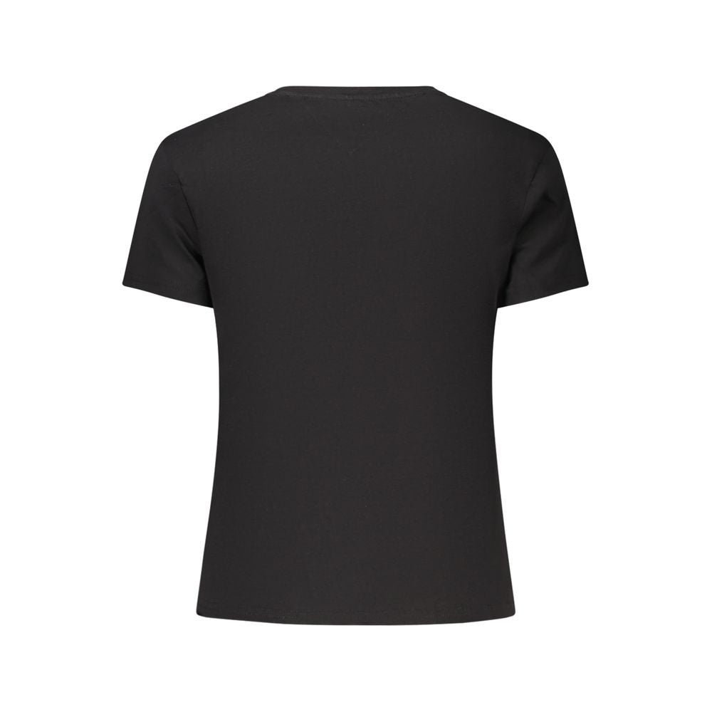 Black Cotton T-Shirt