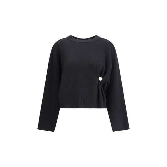 Black Wool Sweatshirt