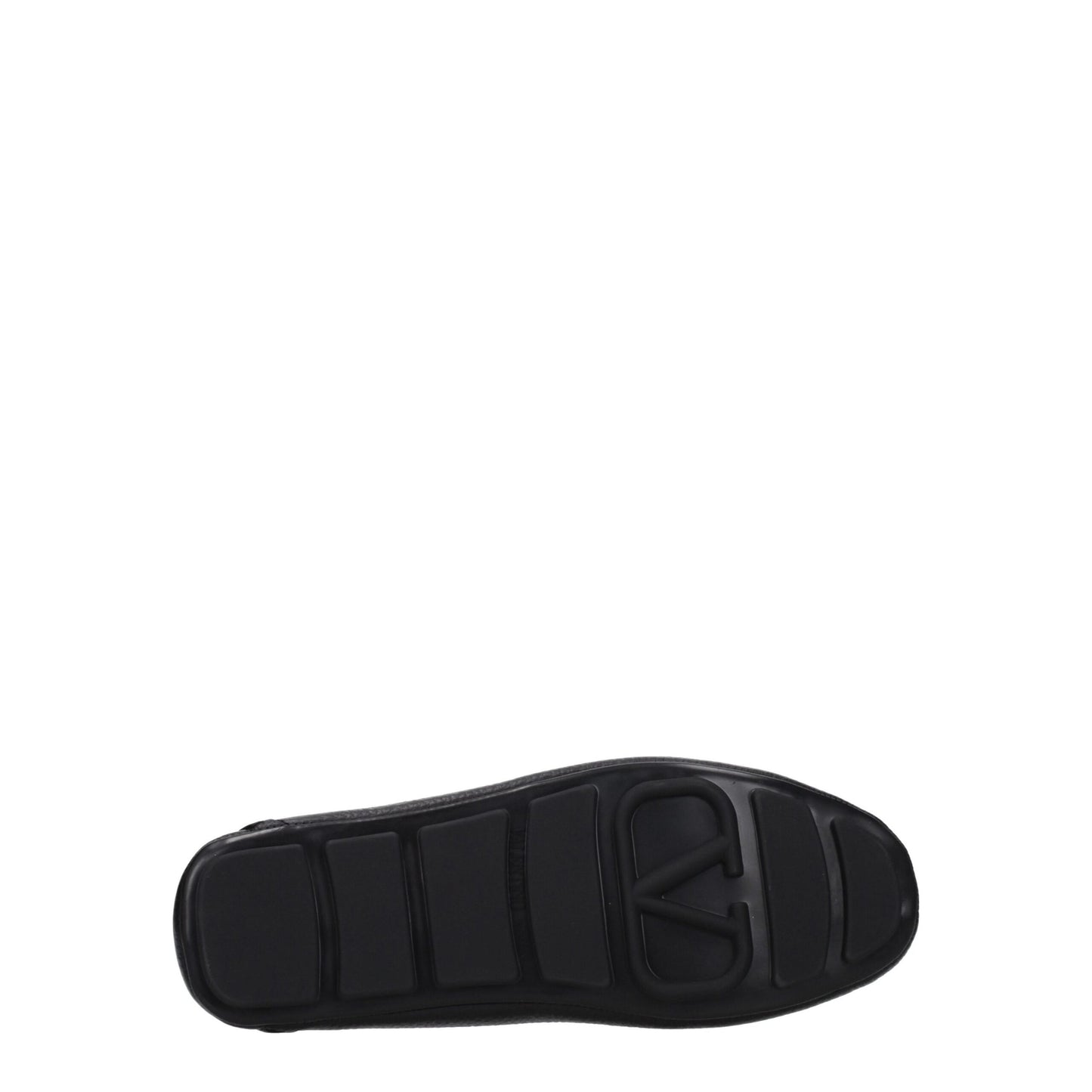 Black Leather Slip-On Loafers