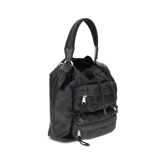 Black Polyamide Backet Bag