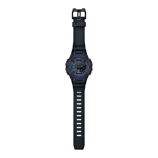 Black Resin Sport Watch