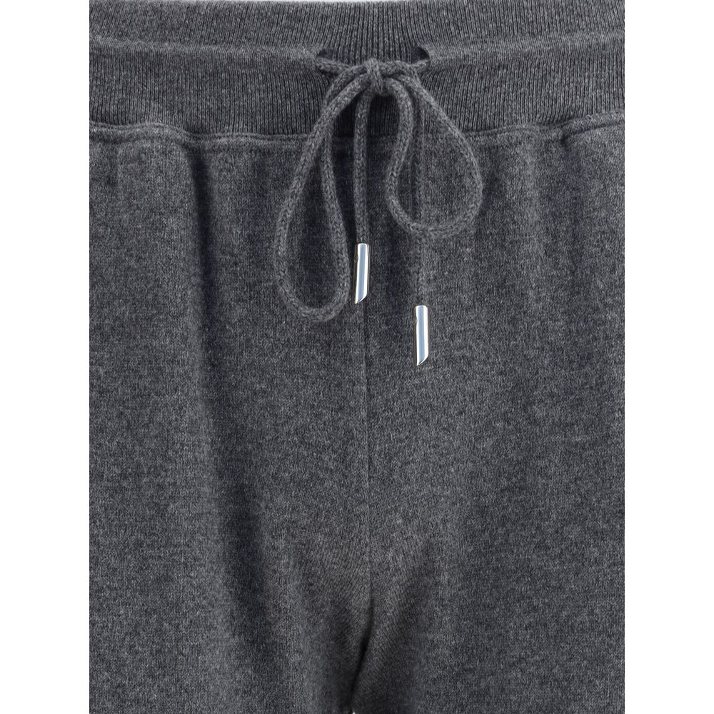 Gray Cashmere Casual Pants