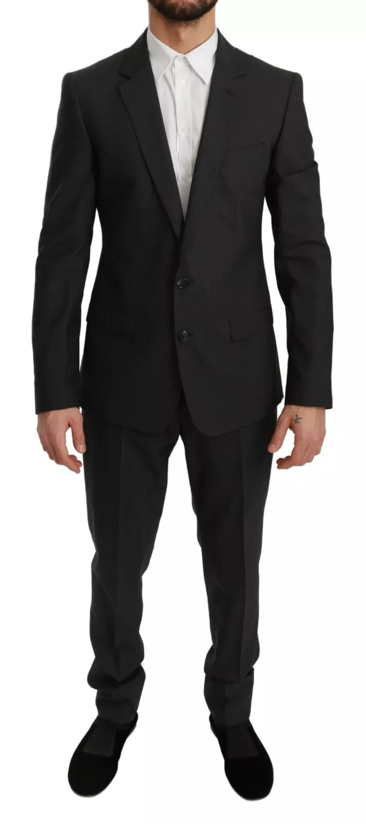 Slim Fit MARTINI Wool Gray Suit