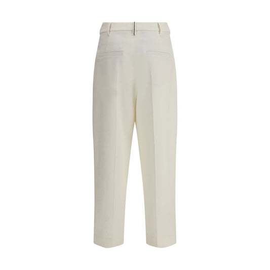 White Cotton Chino Pants