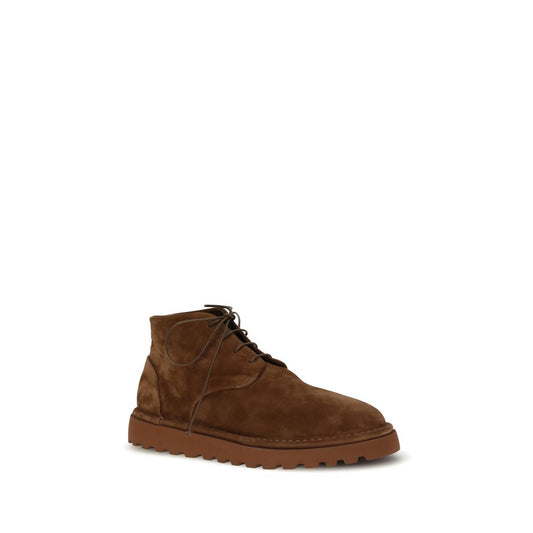 Brown Calf Leather Bos Taurus Lace-Up Boots