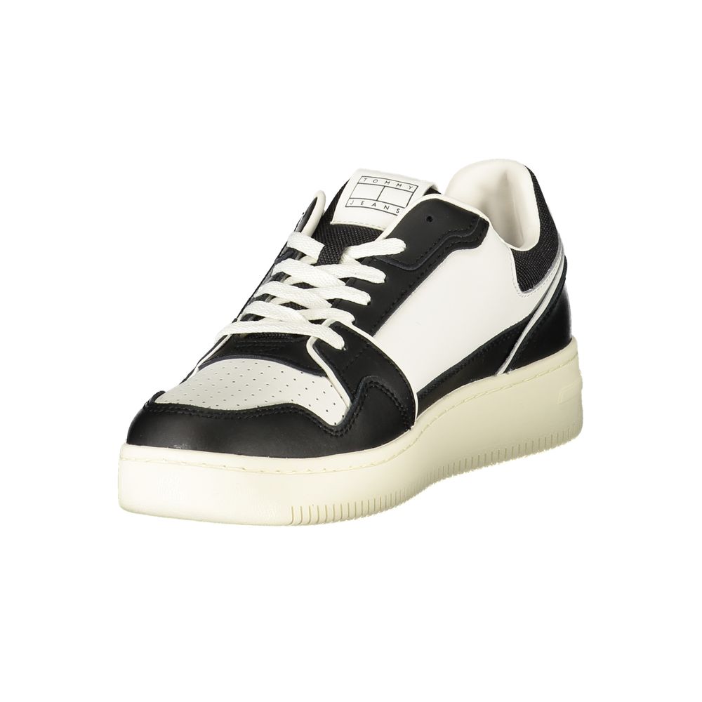 Black Leather Men Sneaker