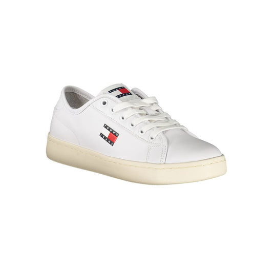 White Leather Women Sneaker